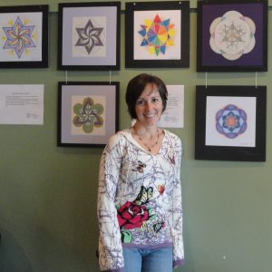 Elizabeth Diane at MBC Sacred Geometry Portal Art Show